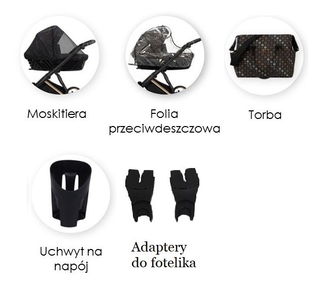 akcesoria do wózka 3 w 1 dadi-shop